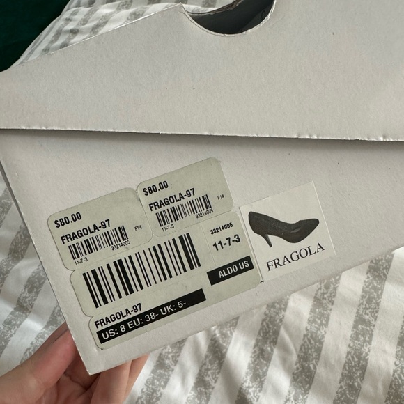 NWT ALDO Fragola Black Heels - Picture 2 of 6